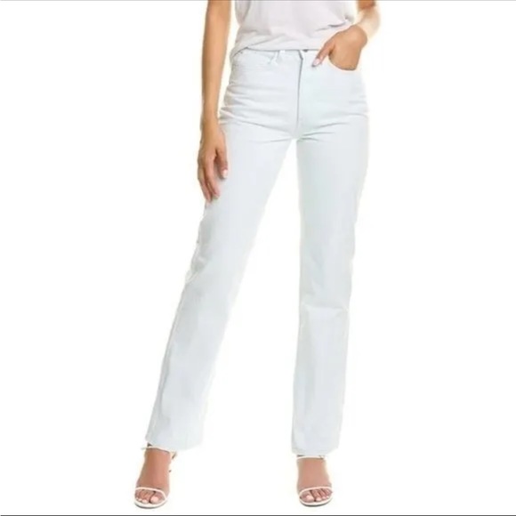 NWT WeWoreWhat High Rise Stretch Denim Kick Flare Jeans in Super Bleached - Picture 5 of 5